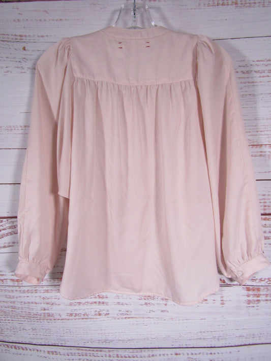 XiRENA Fabienne Women's Pink Long Sleeve Blouse Size XS