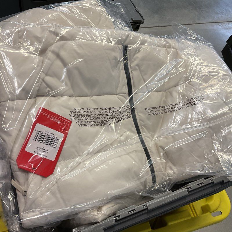 NWT The North Face Women's Everyday Jacket White/Black- SZ XL