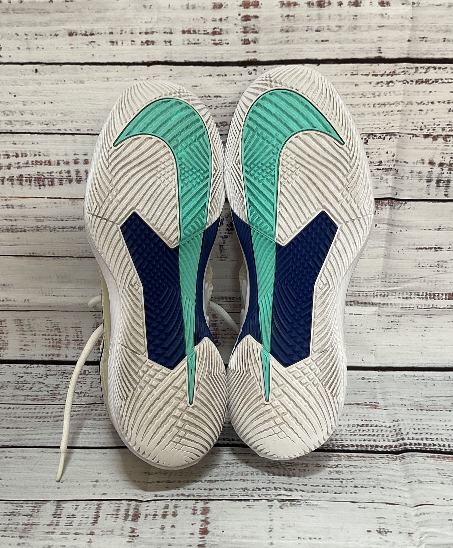 Nike Men's Court Air Zoom Vapor Pro White Dynamic Turquoise 6.5