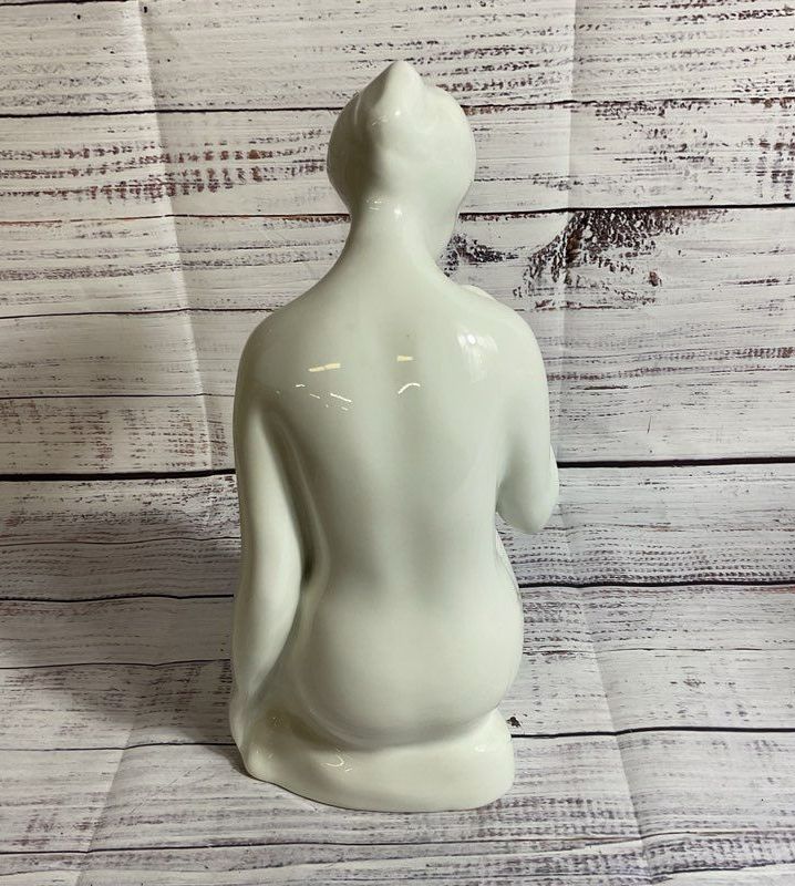 VTG. ROYAL DUX Duchcov Nude Woman Porcelain Figurine- 11"