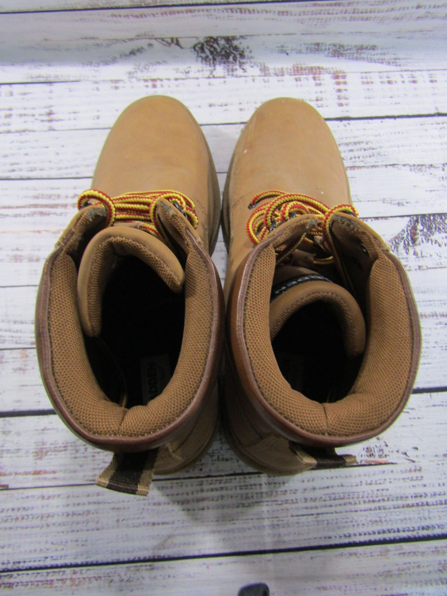 Steve Madden Gabber Men's Brown Suede Ortholite Ankle Boots Size 9.5