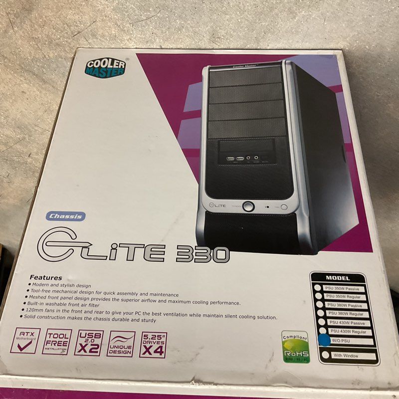 NOB COOLER MASTER Elite 330 Mid Tower Computer Case