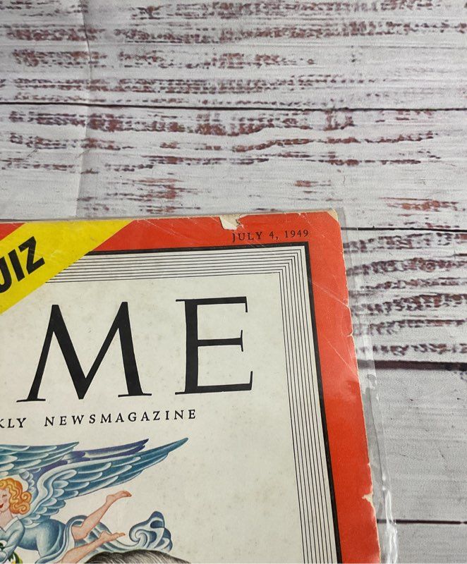 Time Magazine Vintage Original Issue July 4, 1949 Los Angeles' Mayor Bowron
