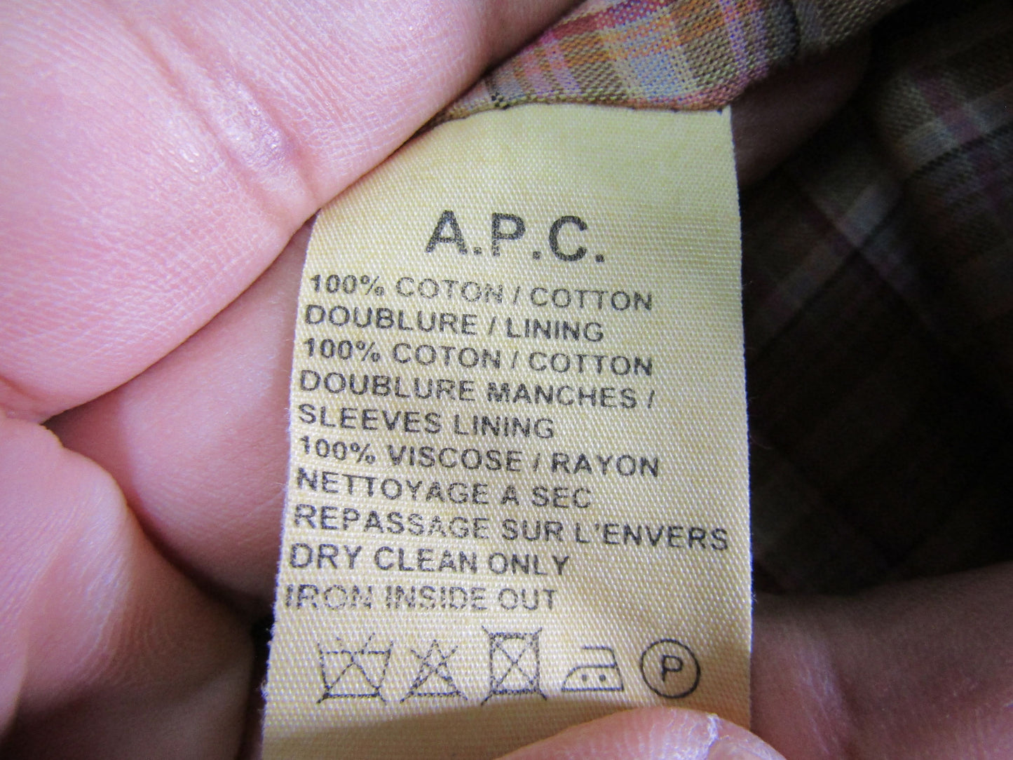A.P.C. Chesterfield Women's Brown Corduroy Double Breasted Jacket Size 38