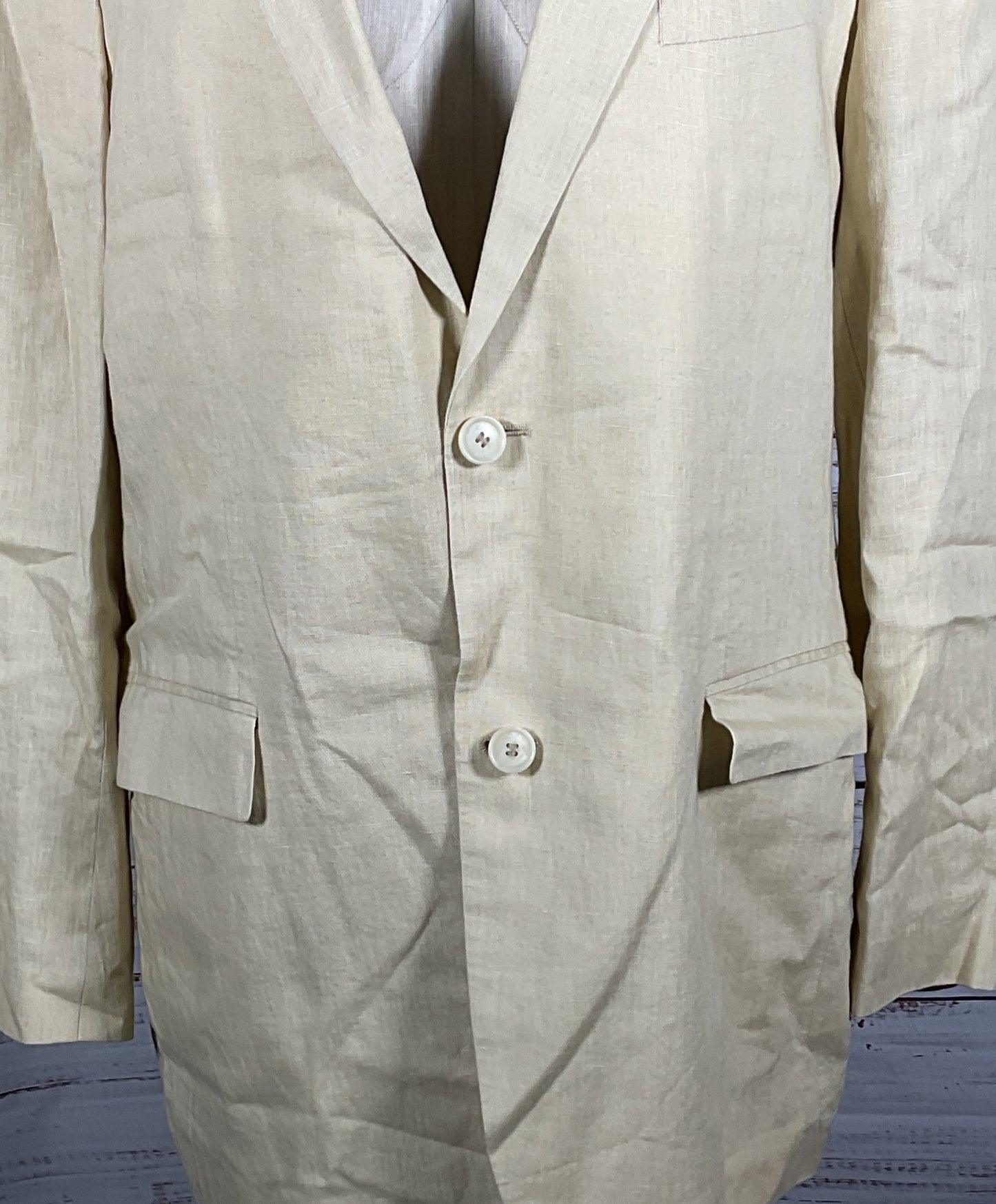 Boss Hugo Boss Pure Linen Blazer Beige 48