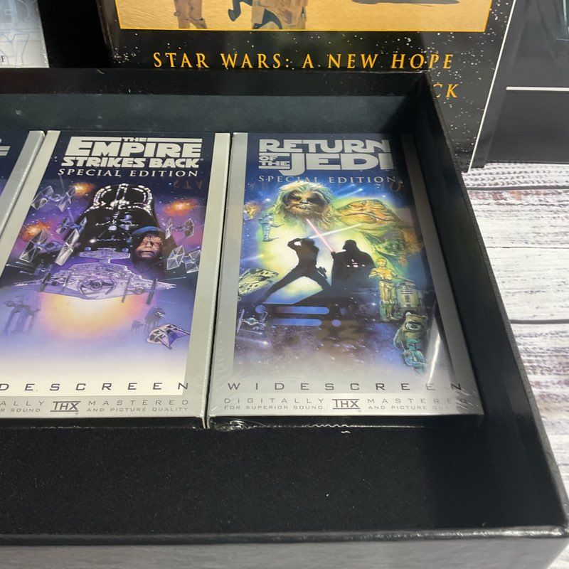 NOB 1997 Star Wars Trilogy Special Edition Limited Edition Collector VHS Box Set