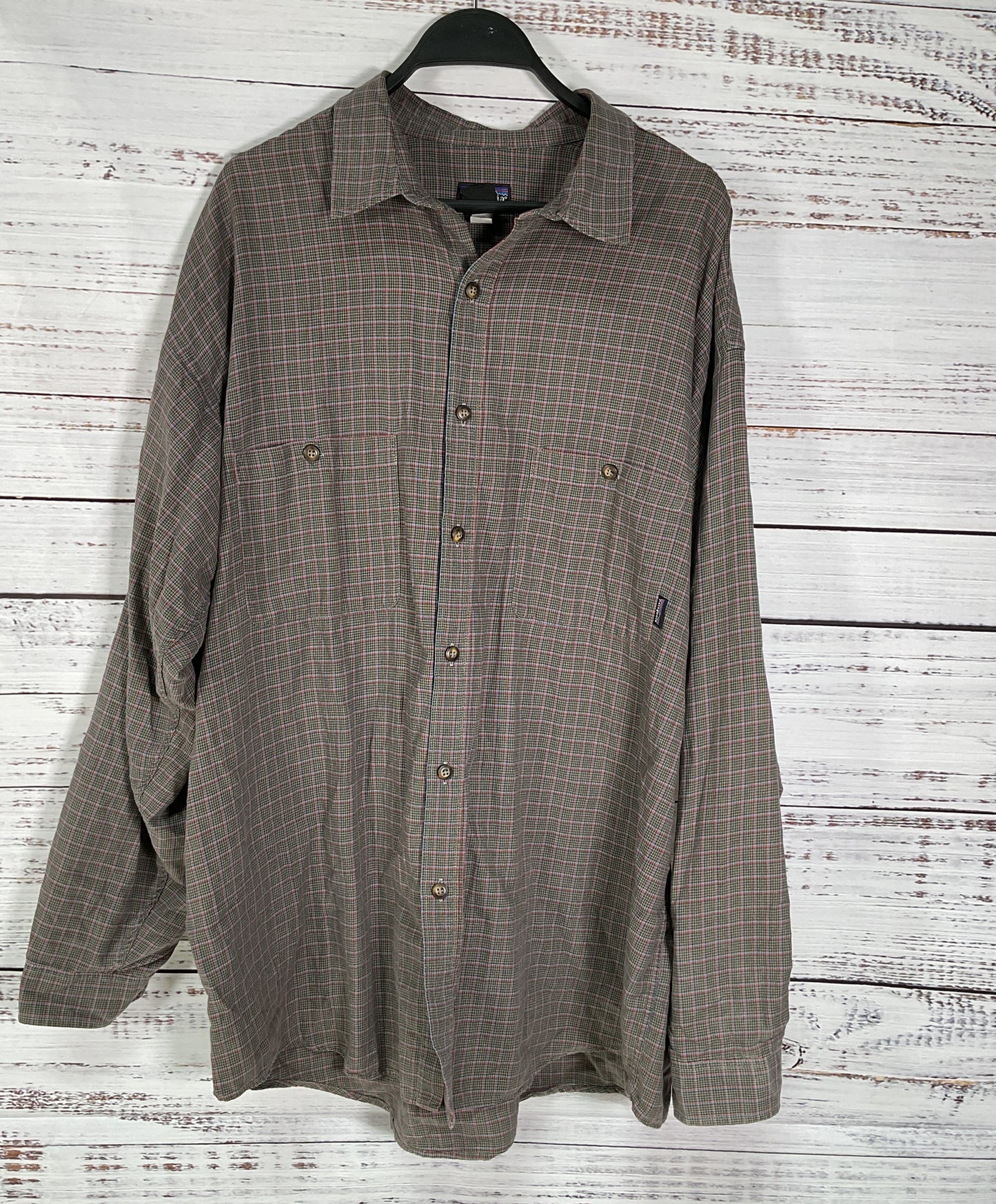 Men's Patagonia Plaid Button Down Shirt Size XL