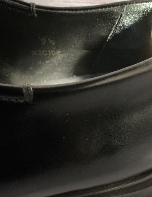 Men's Giorgio Armani Black Oxford Lace Up Shoes Size 9.5