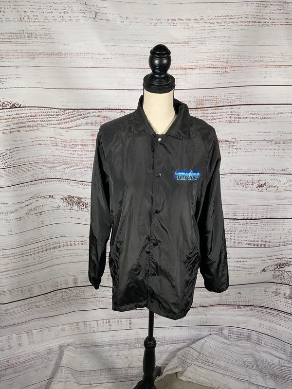 Ripndip Jacket Men's Black Devil Windbreaker Lightweight Back Graphic Size S