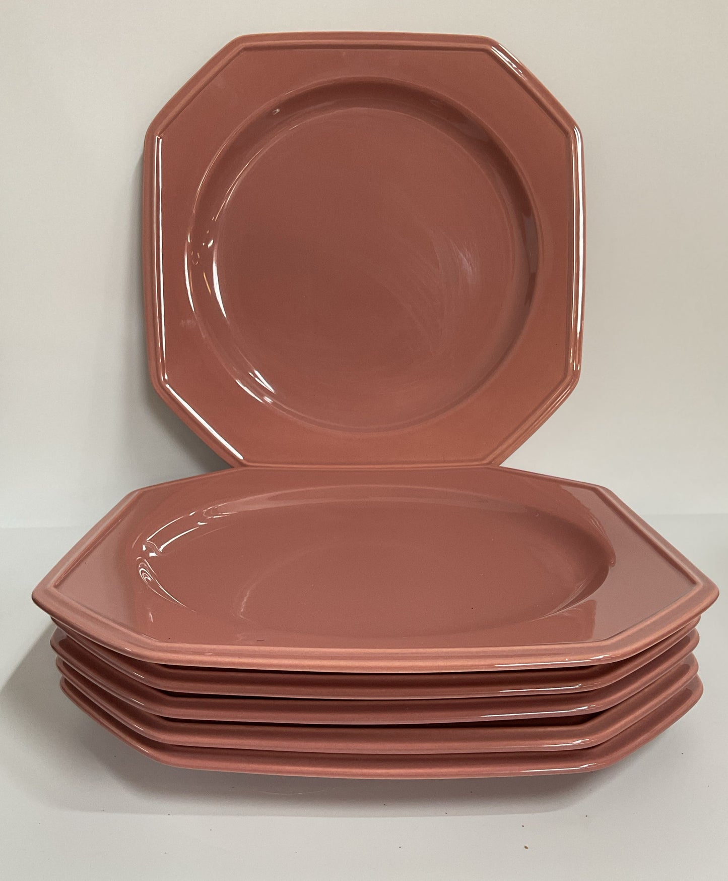 Mikasa English Chintz Rose Gray Dinner Plate Set of 6