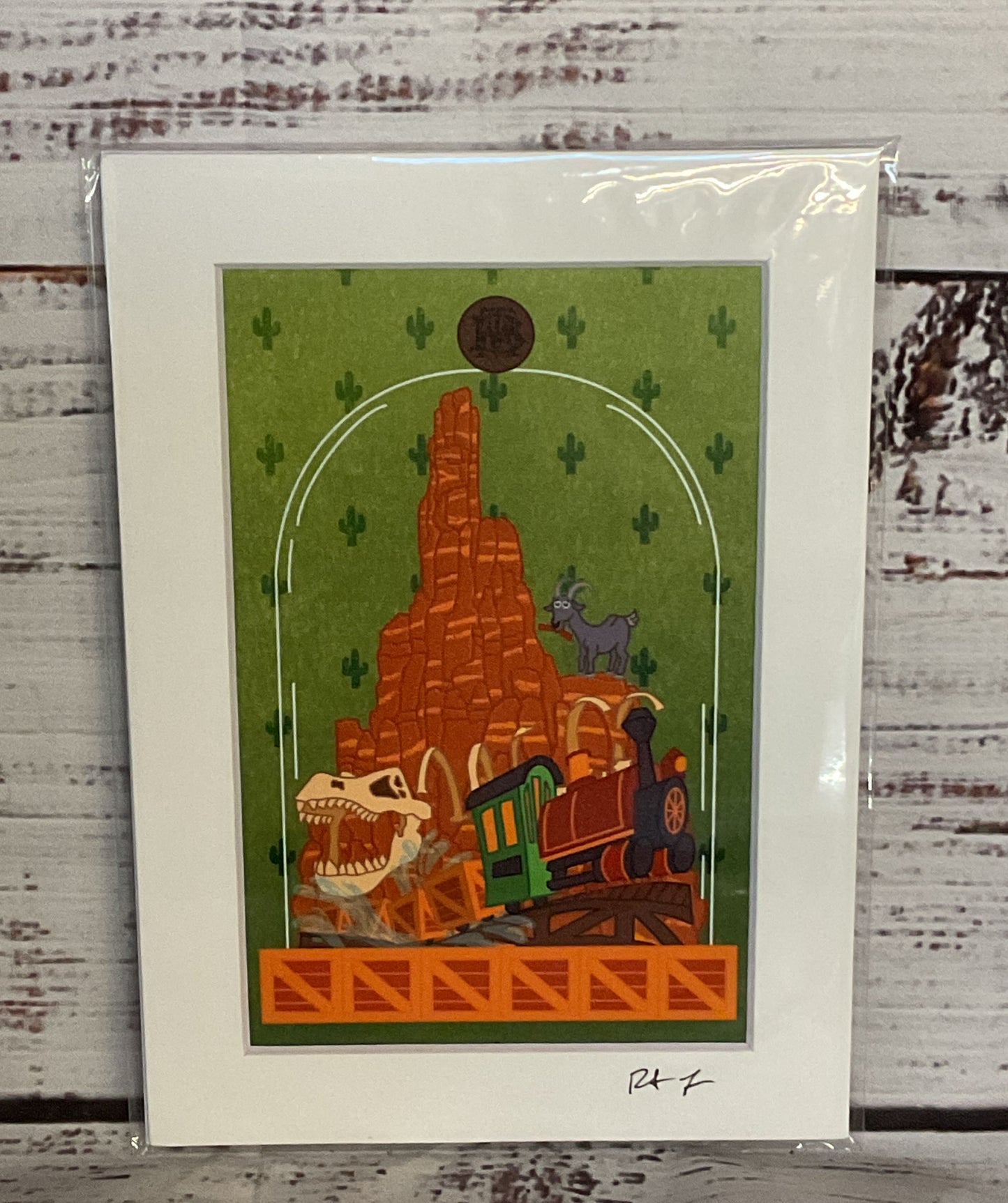 Disney Parks Jungle Cruise Big Thunder Mountain Prints Signed by Robert Fisher