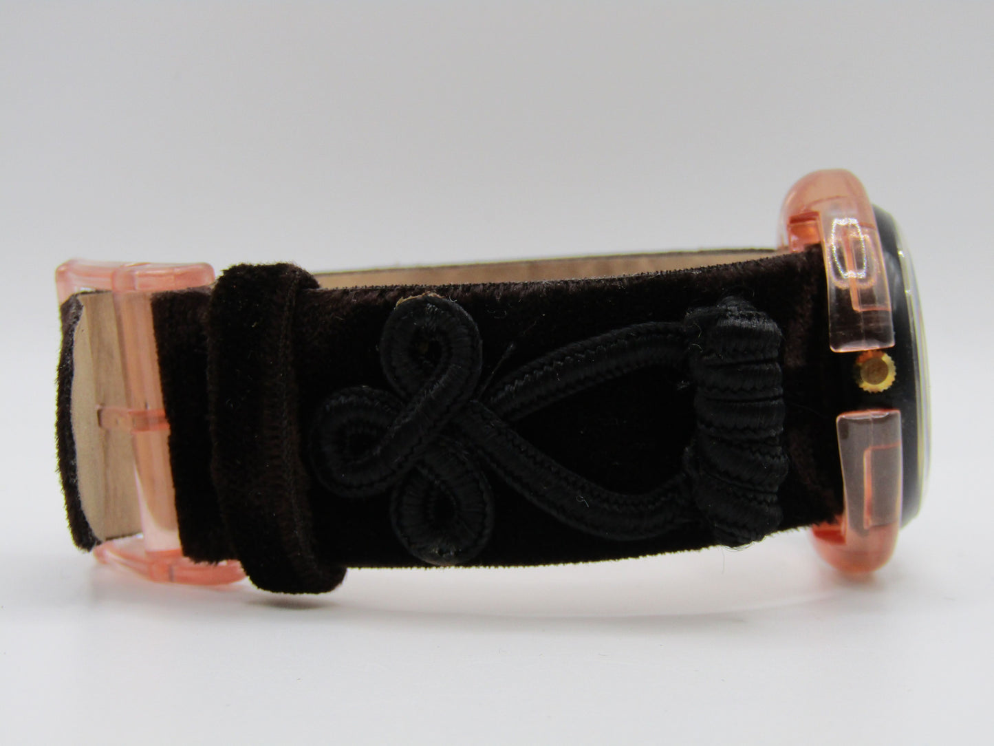 Vintage 1995 Swatch Midi Pop Smooth Velvet Quartz Watch PMB102