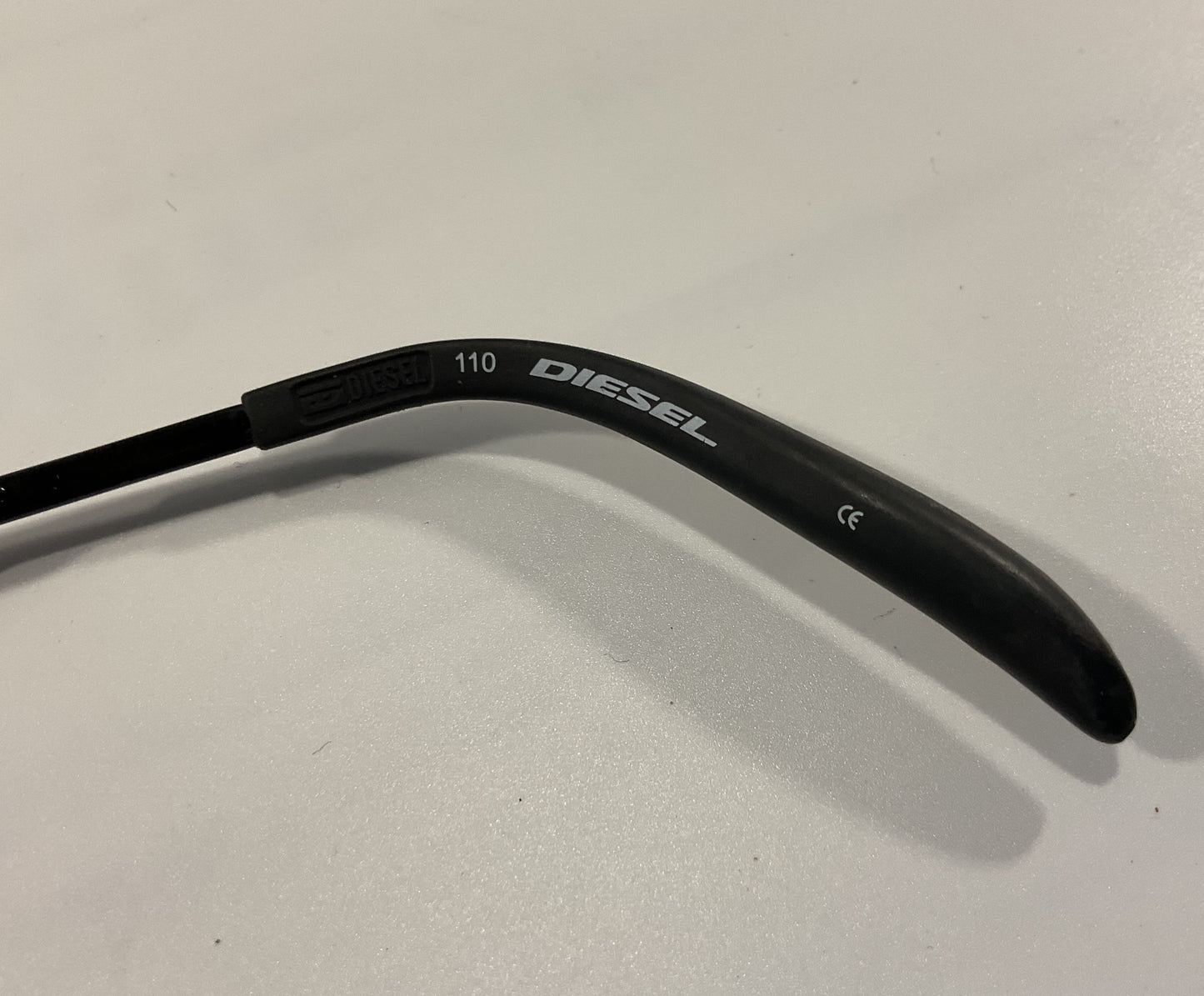 Diesel Jumbo Jet Men's Black Rimless Sport Wrap Sunglasses