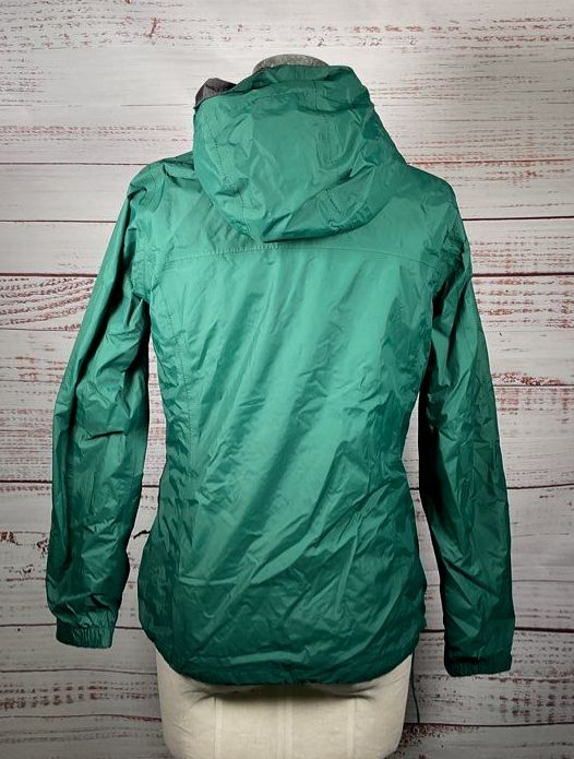 Columbia Nylon Arcadia II Rain Jacket Green M