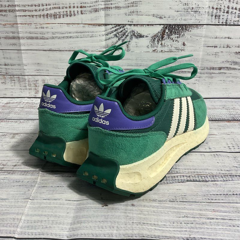 Adidas Retropy E5 Court Green & Purple Athletic Shoe Men's 8.5 US