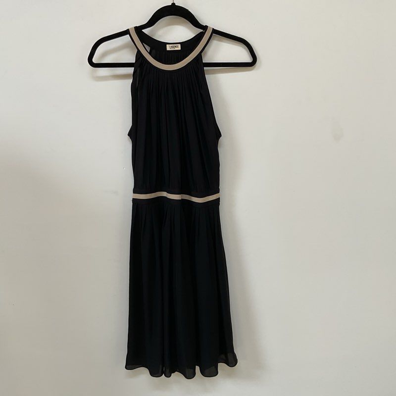 L'AGENCE Women's Black Halter Dress- SEE MEASUREMENTS