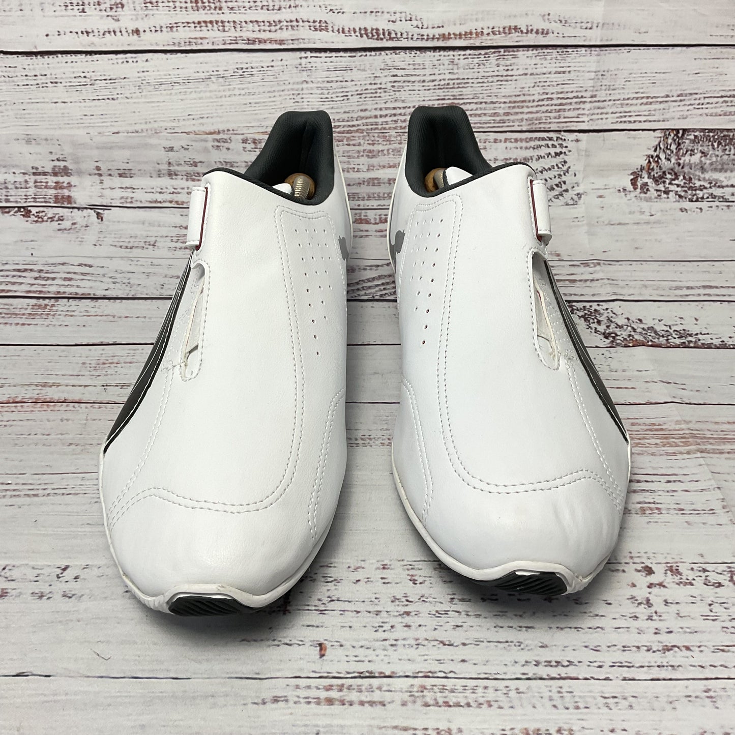 Puma Redon Move White Black Red Slip On Athletic Shoe Men 13