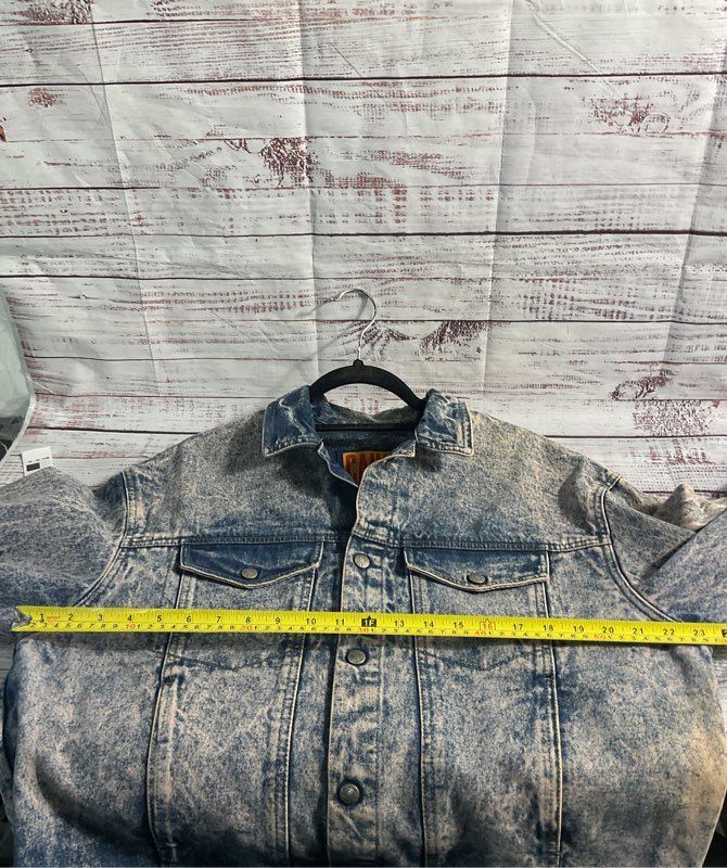Vintage Calvin Klein Unisex Washed Denim Trucker Jacket Size M