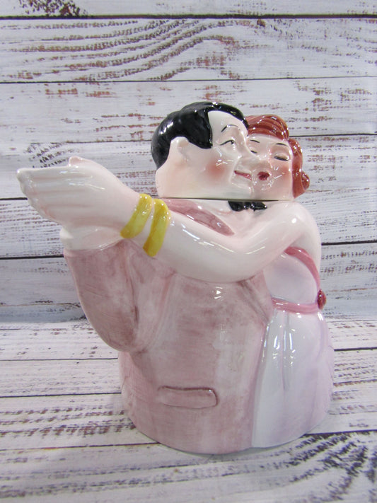 Vintage 1988 Tea Time for Dept. 56 Tango Whimsical Novelty Teapot