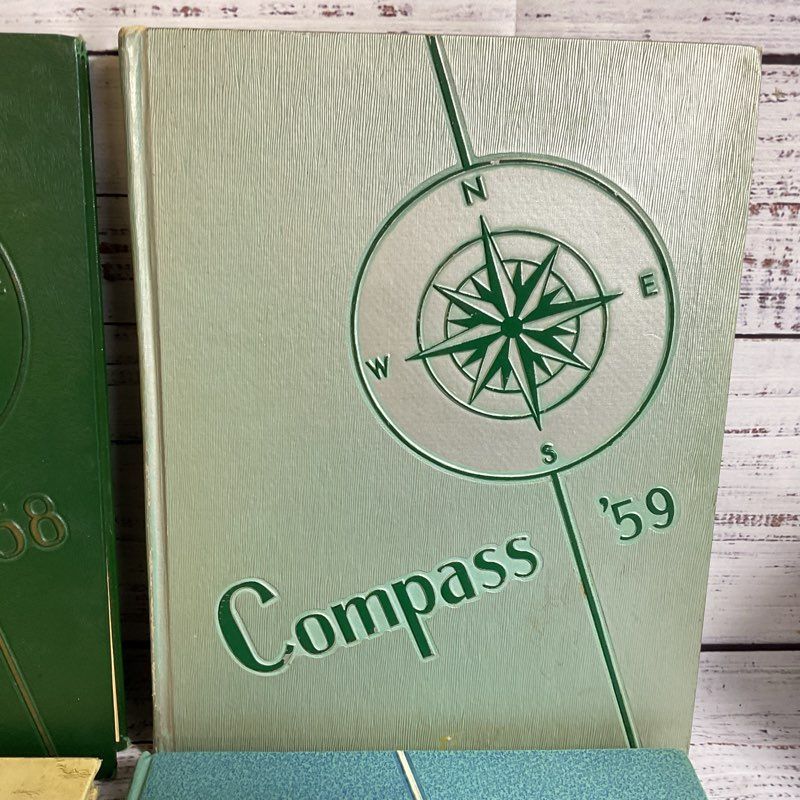 1958-1961 St. Monica Catholic High School Yearbooks- Set of 4
