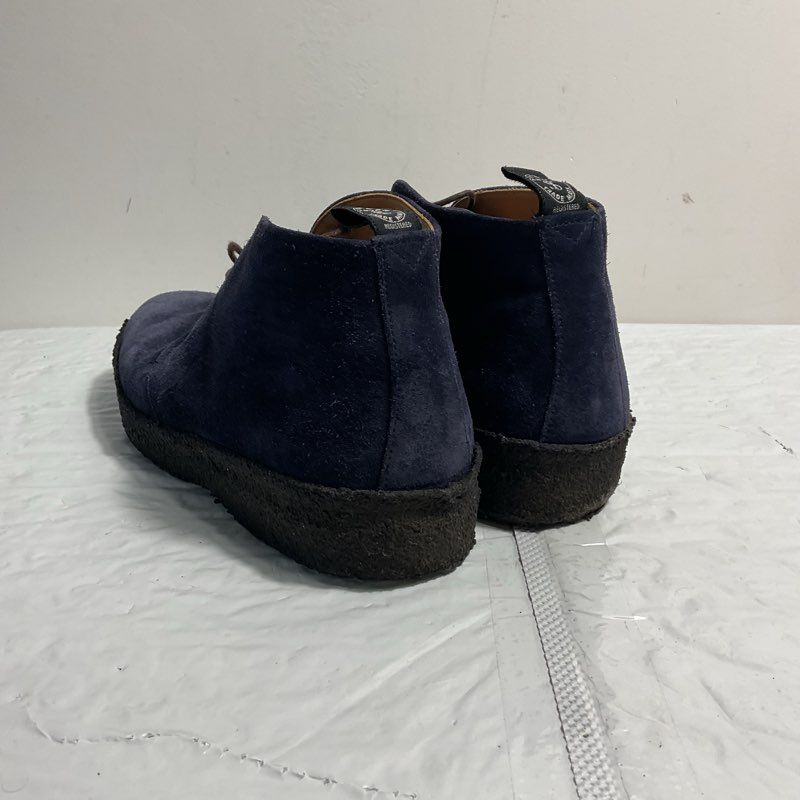 Snyders X Todd Snyder Dark Blue Suede Chukka Boot Men 8.5