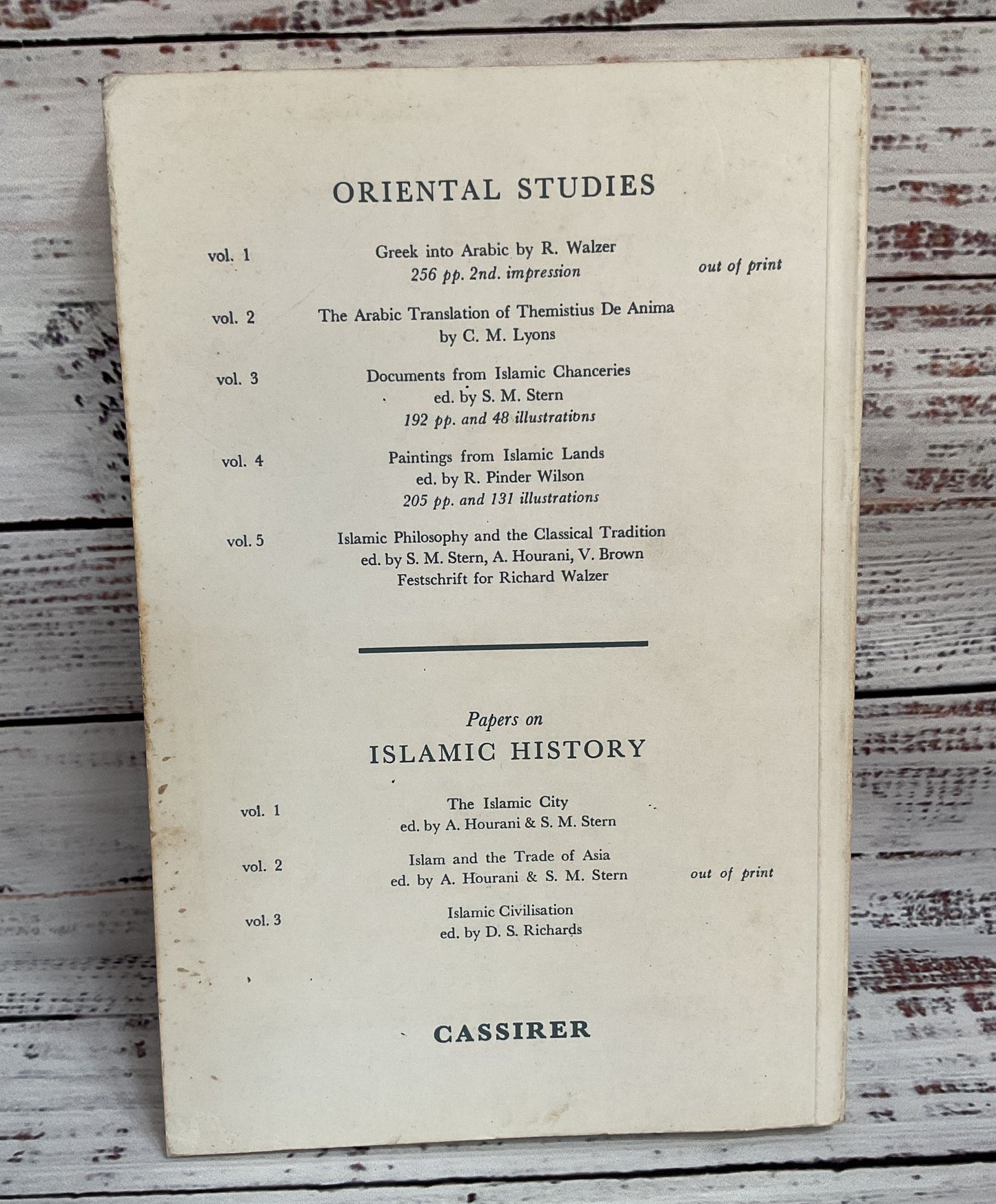 Islamic Civilisation 950-1150 Papers on Islamic History III
