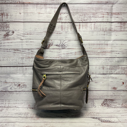 OrYany Taupe Leather Shoulder Bag Bucket Bag Purse
