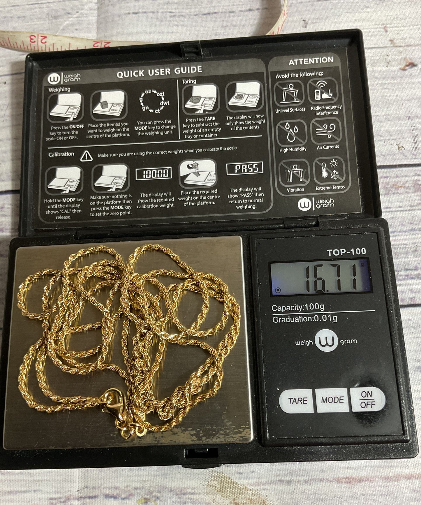EMANUELE BICOCCHI Gold Plated Over Sterling Double Strand Rope Necklace- 16.71g