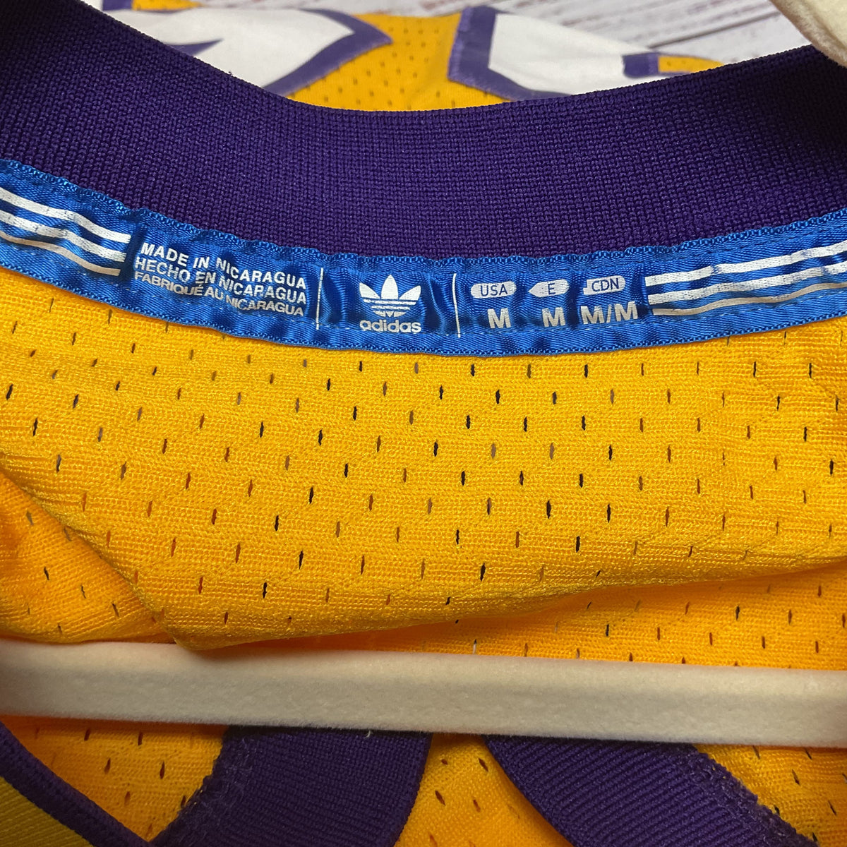 Shaq O'Neal #34 Hardwood Classics Adidas La Lakers Basketball Jersey Size M