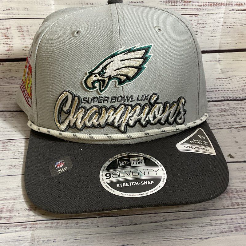 NEW NFL Philadelphia Eagles Superbowl LIX Championship Snapback Hat