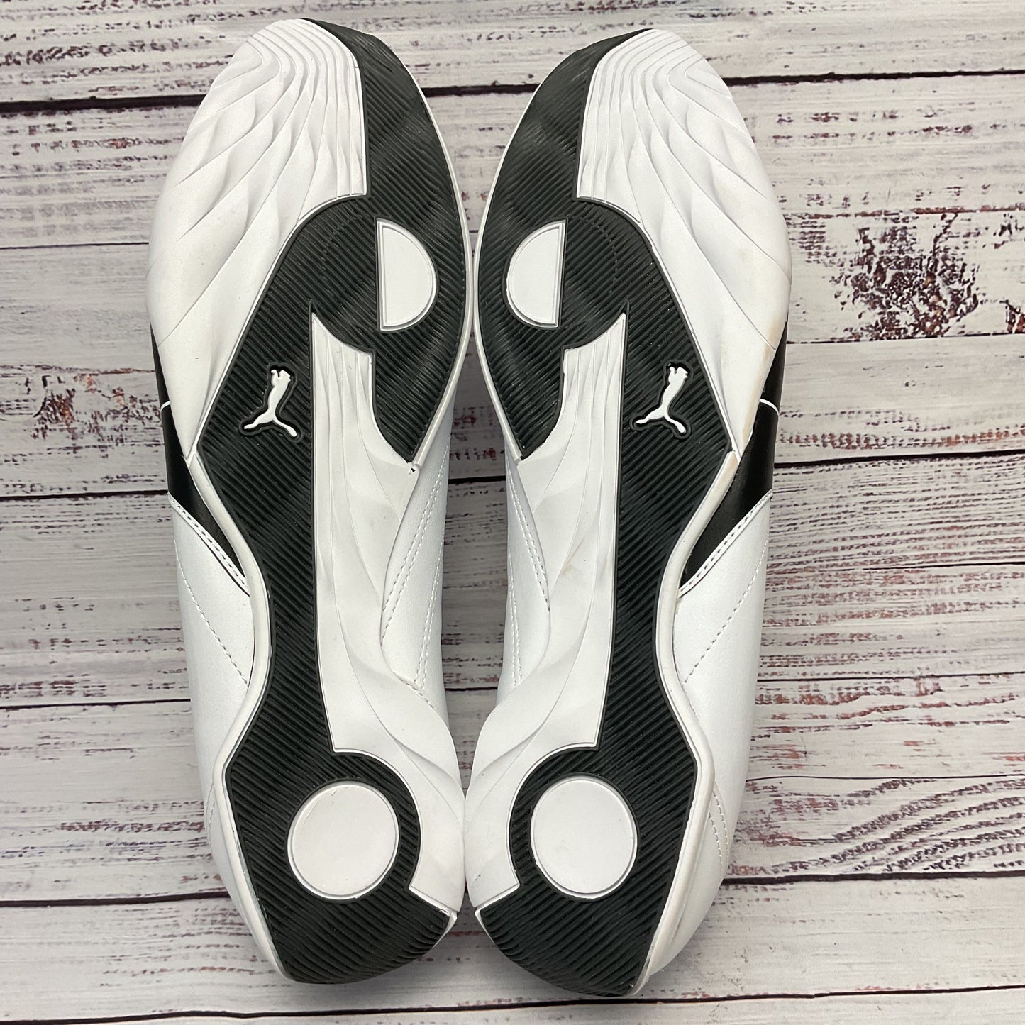 Puma Redon Move White Black Red Slip On Athletic Shoe Men 13