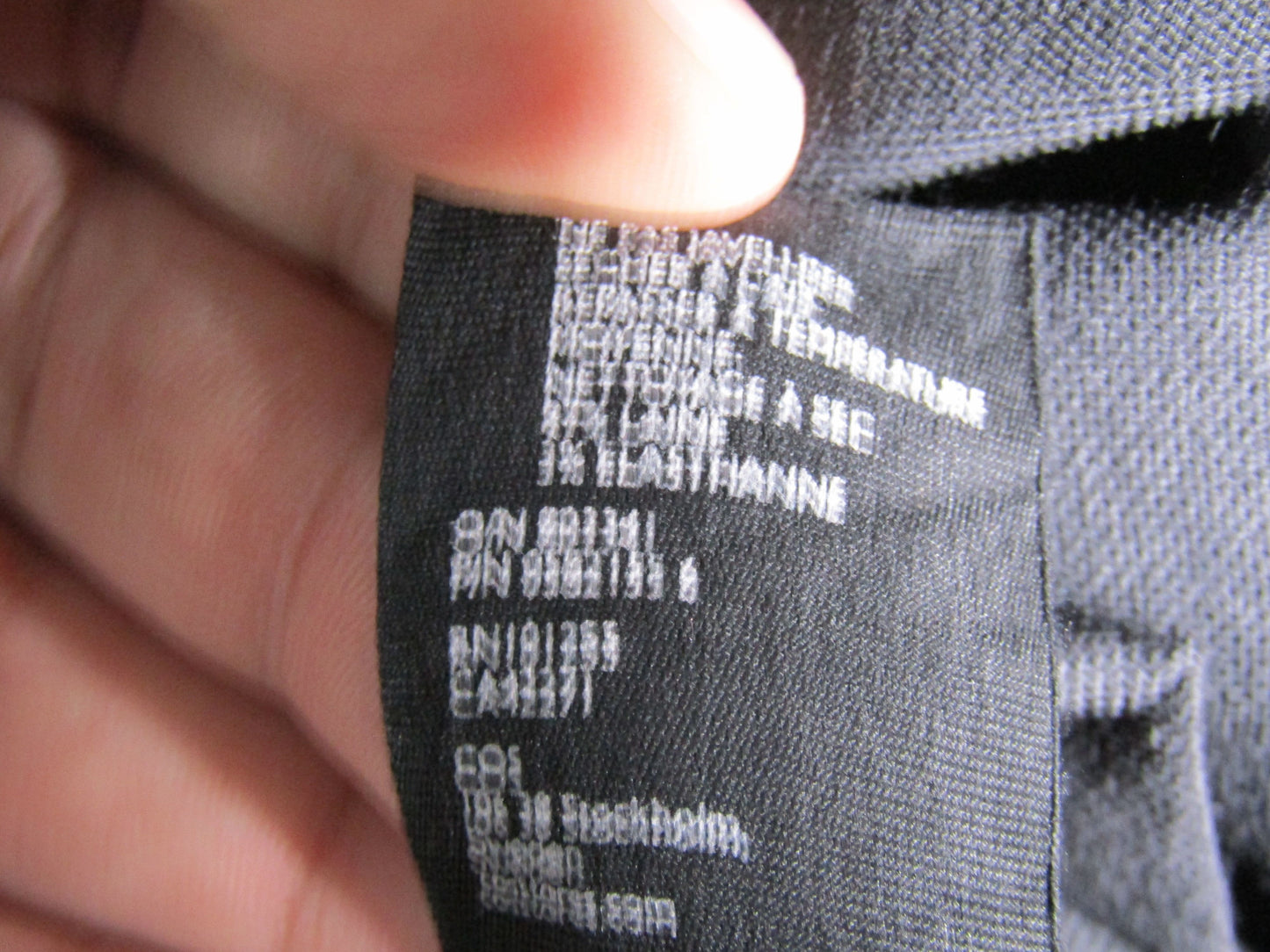 COS Women's Black Wool Blend Mock Neck 3/4 Sleeve Mini Dress Size 8