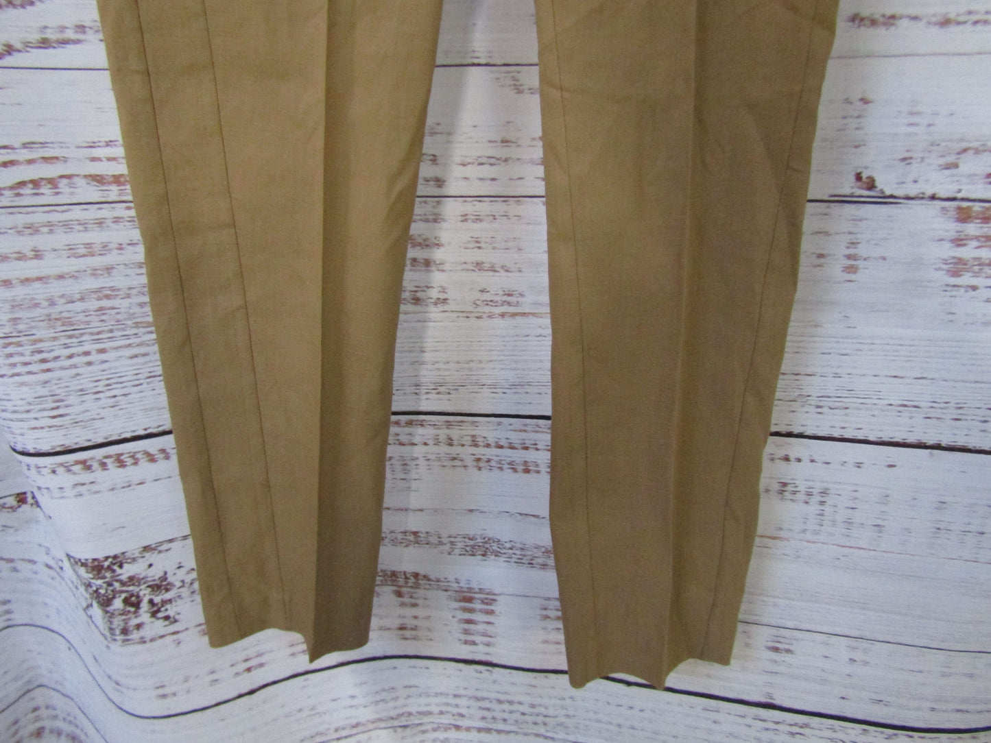 Malloni Women's Brown Ramie Blend Trousers Pants Size 40 Made in Italy