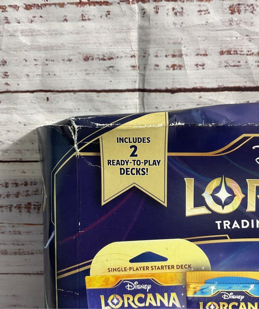 Disney Lorcana Trading Card Game 2 Decks 4 Booster Packs 1 Promo Card Sealed #2