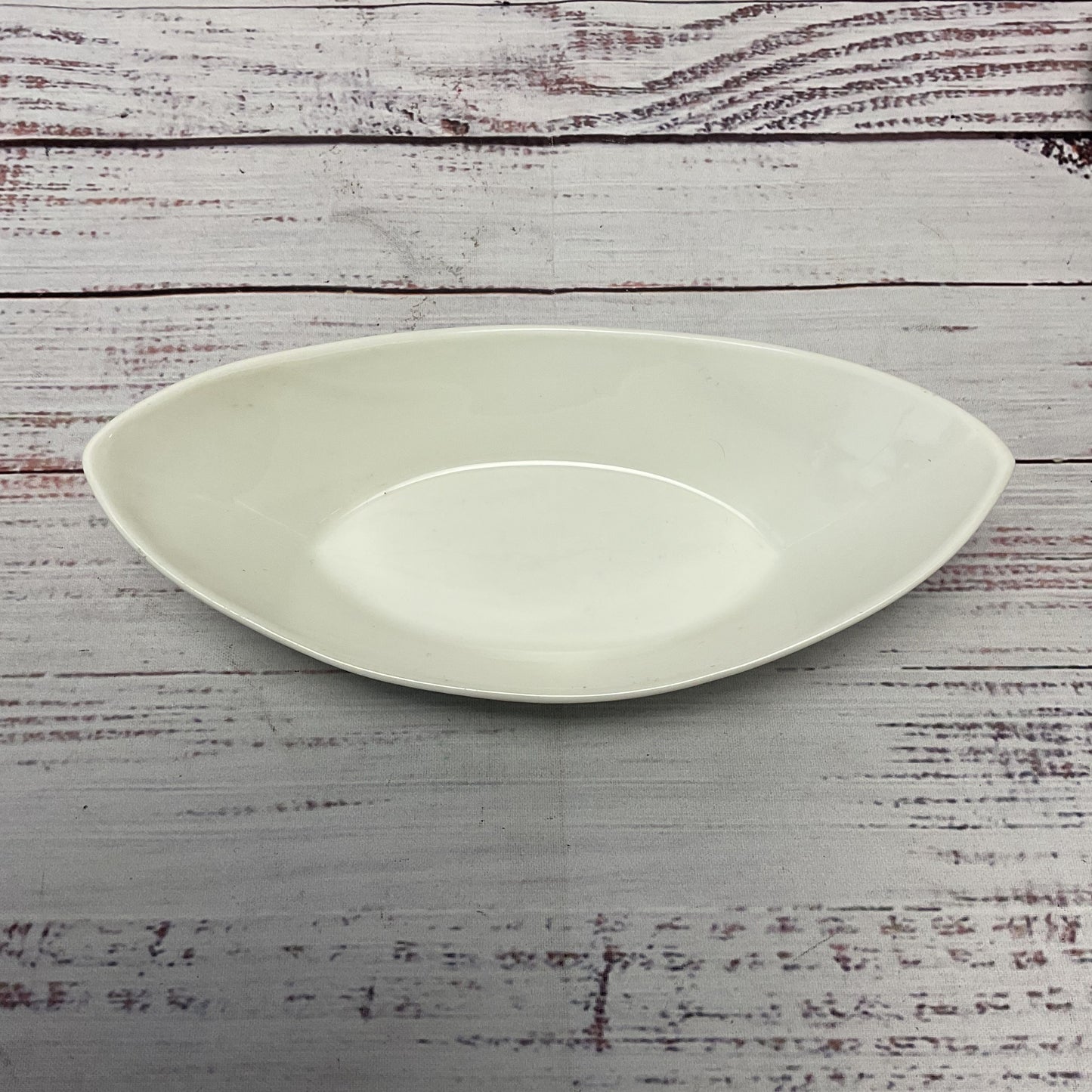 Haviland Gravy Boat And Canoe Bowl White Ceramic 7.5"