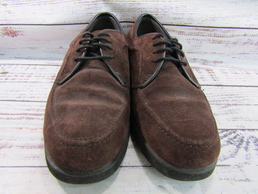 Hush Puppies Women's Brown Suede Oxford Dress Shoes Size 7.5