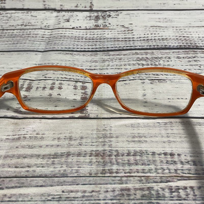Jean Lafont Eva 7038 Eggplant Purple & Orange Glasses Glasses FRAMES ONLY