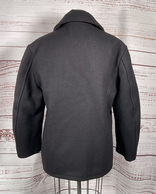 US Navy Classic 32 oz. Melton Wool Peacoat Navy Blue 46