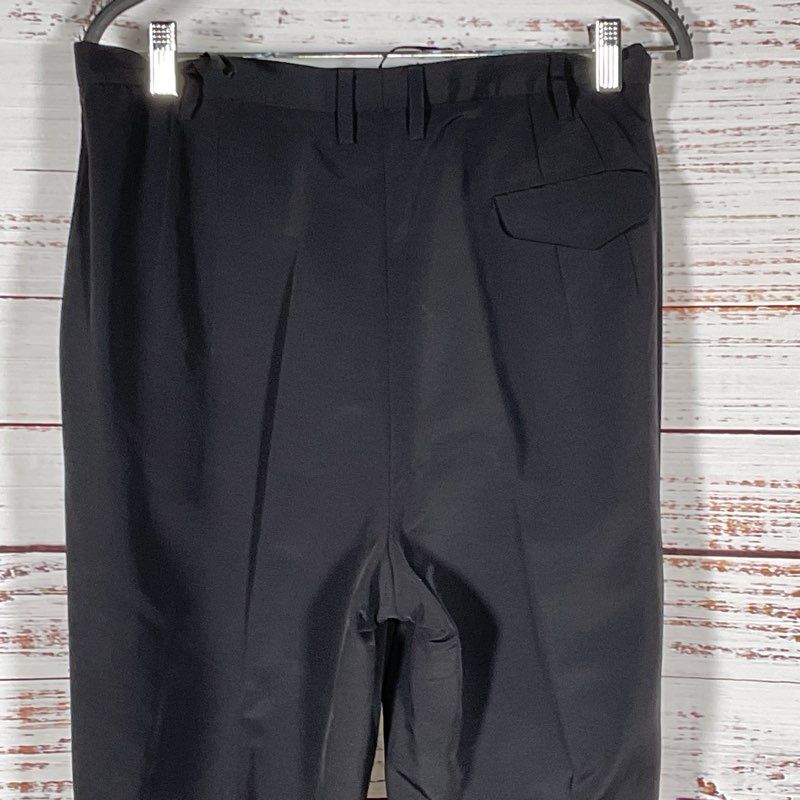JIL SANDER Women's Black Silk Blend Dress Pants- SZ 40