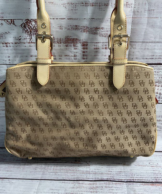 Dooney & Bourke Women's Brown Monogram Canvas Shoulder Bag