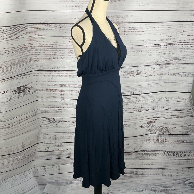 DIANE VON FURSTENBERG NAVY BLUE dress - Size 6
