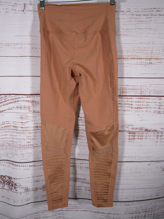 Alo Women's Brown High Waist Motto Leggings Size M