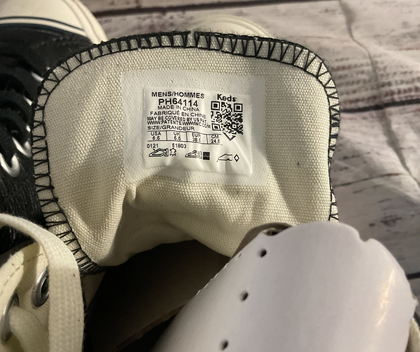 Keds Men's Royal Hi Lace Up Fashion Sneaker Black 6.5