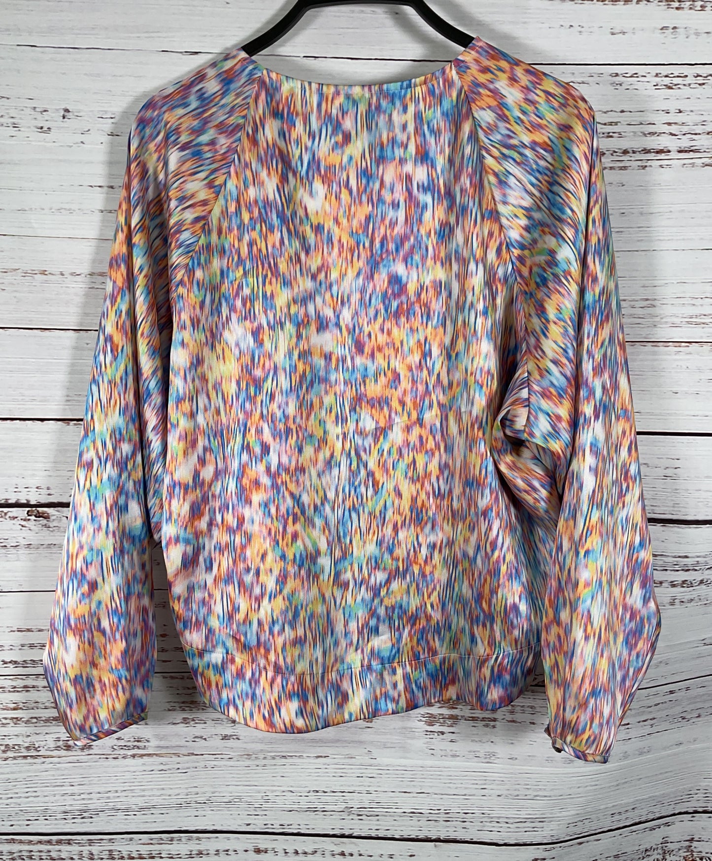 Rebecca Minkoff Women's Multi-Color Long Sleeve Blouse Size S