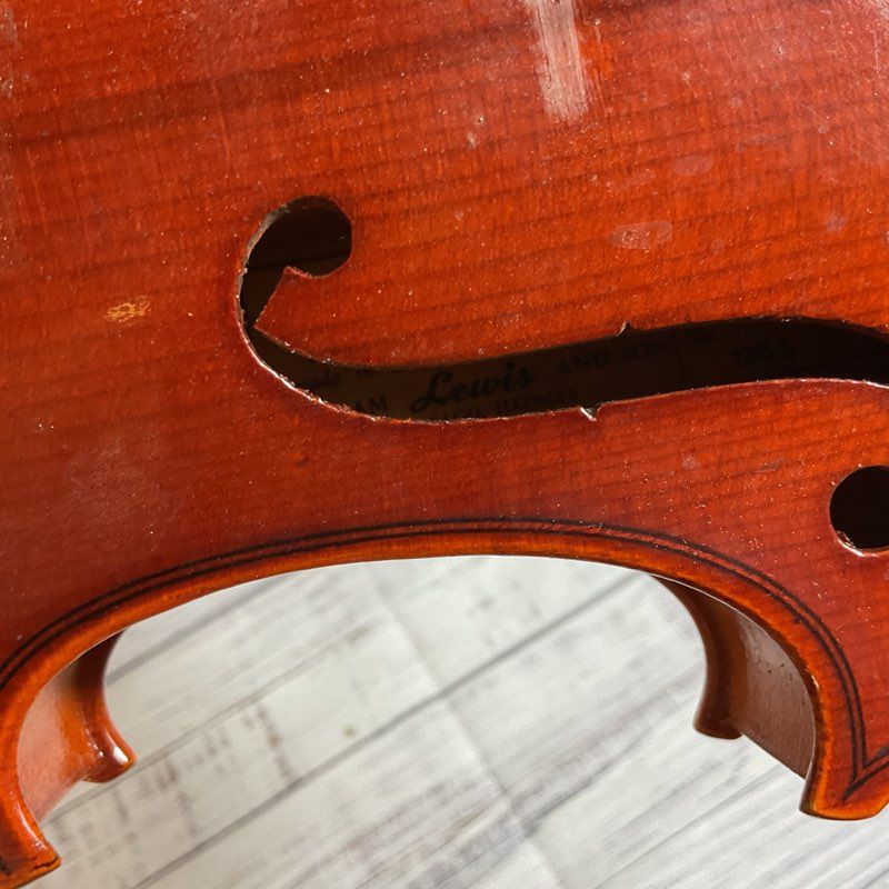 WILLIAM LEWISH & SON Ton-Klar The Dancla #126 3/4 Violin with Case (NO BOW)