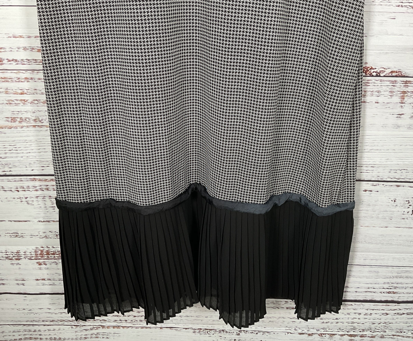 Michael Kors Women's Houndstooth Pleated Dress Size XL