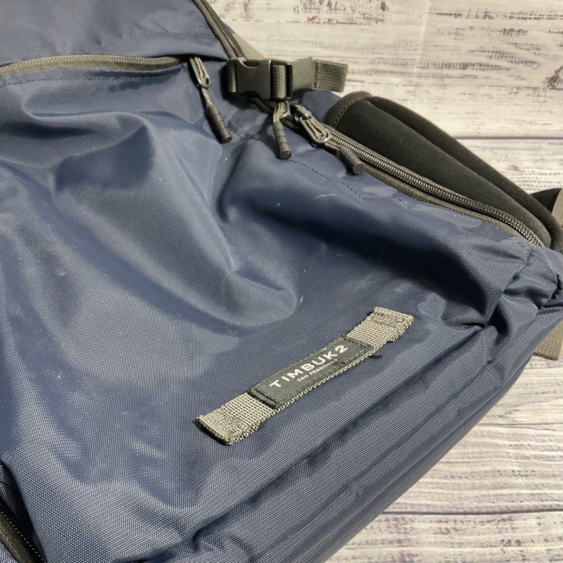 Timbuk2 Division Navy Blue Nylon Laptop Backpack Travel Bag