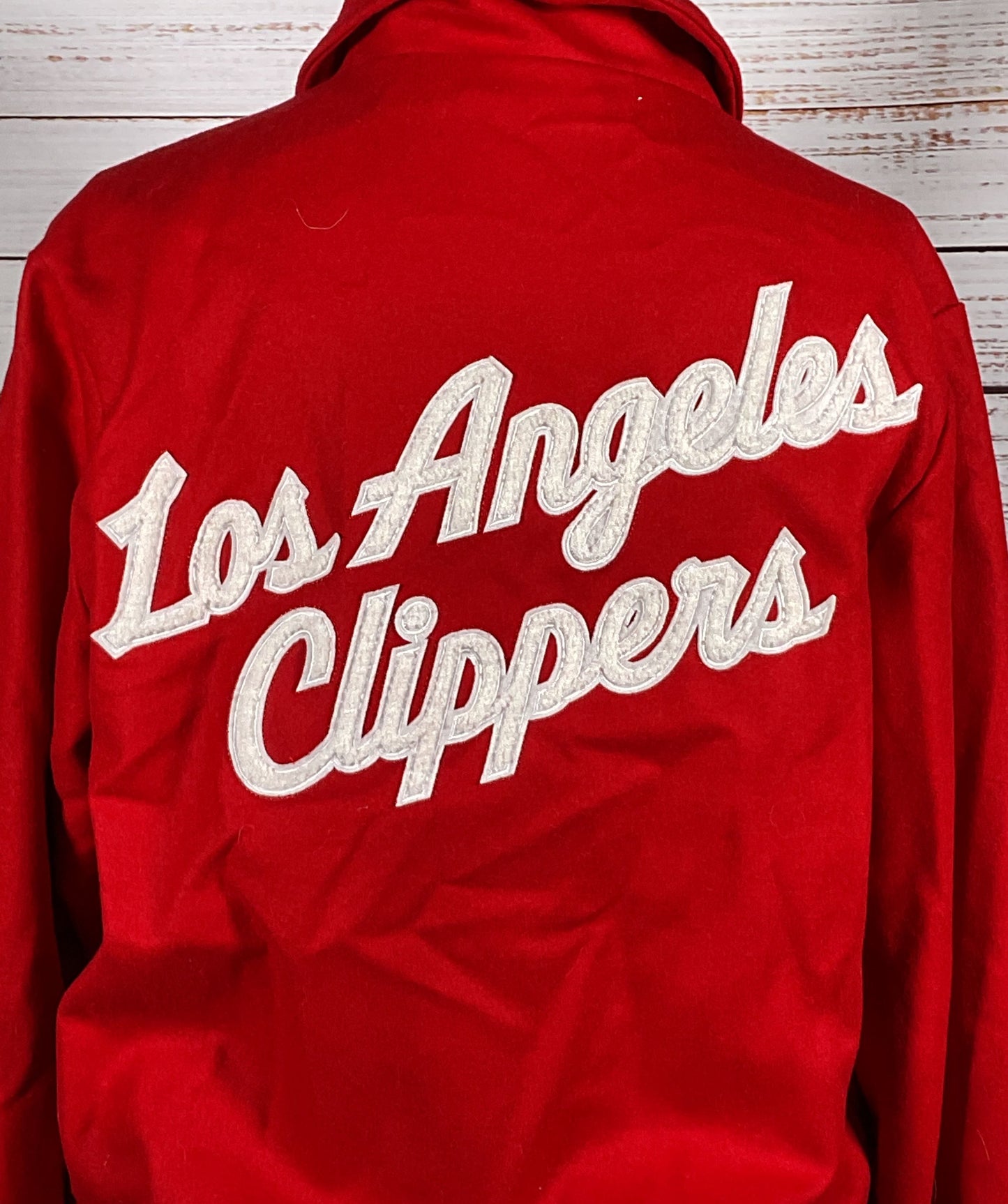 Los Angeles Clippers Bomber Jacket Red M