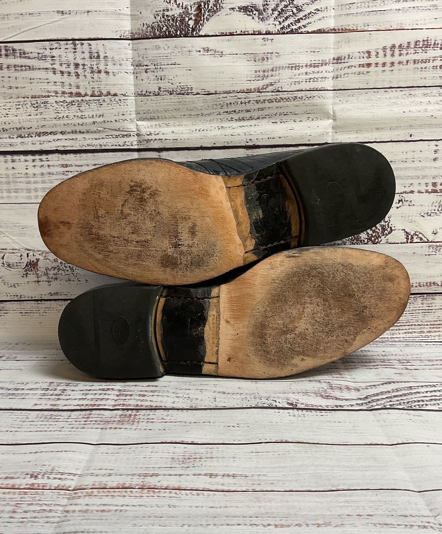 Mezlan Platinum Trepuzzi Black Leather Slip-On Loafer- Men's size 11