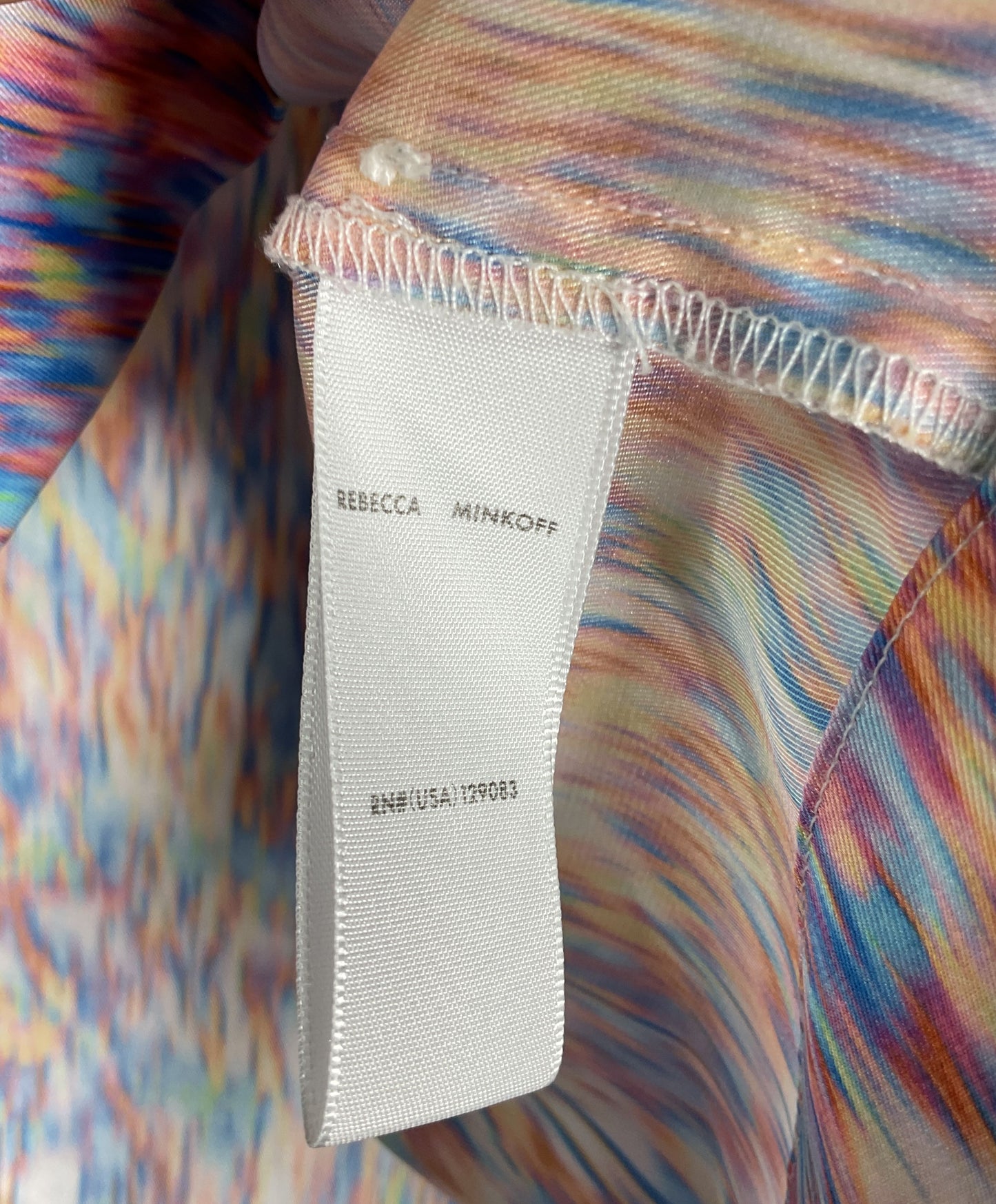 Rebecca Minkoff Women's Multi-Color Long Sleeve Blouse Size S